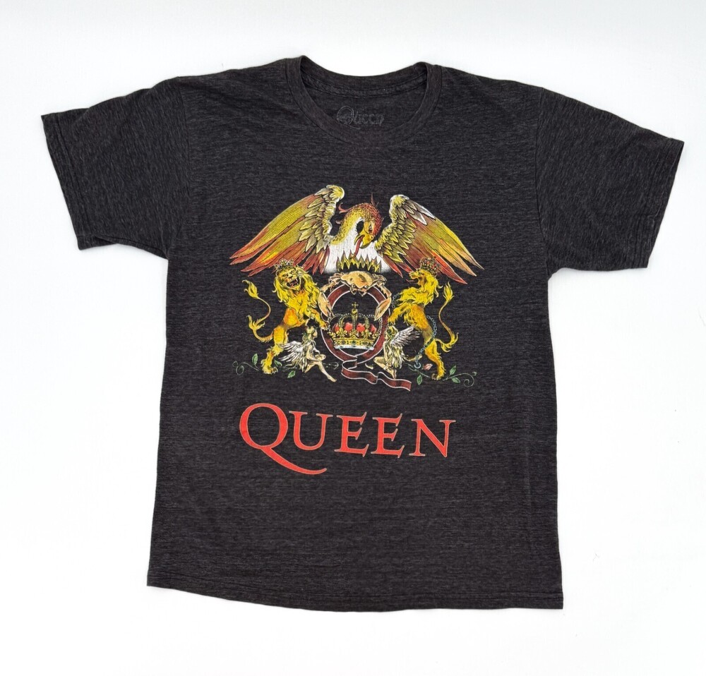 Queen Shirt Womemns Medium Gray Official merch Freddy Mercury Concert 70s